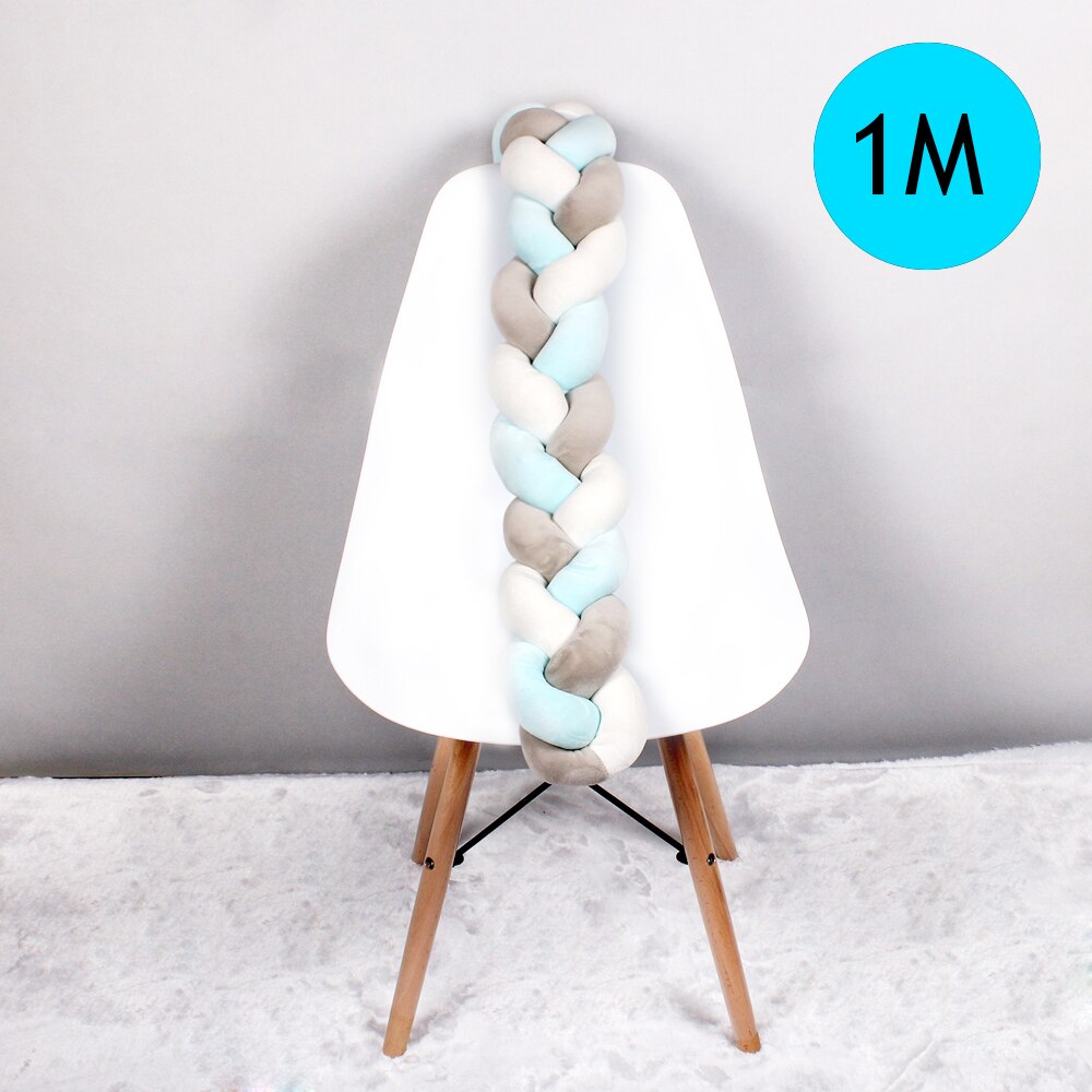 Braided Crib Bumper Baby Cushion